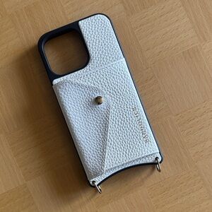 White Leather Phone Case